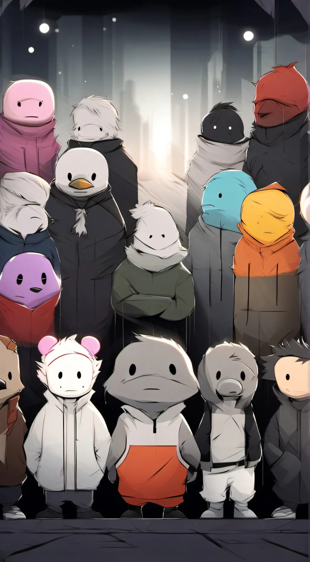 ai character: Dream SMP background