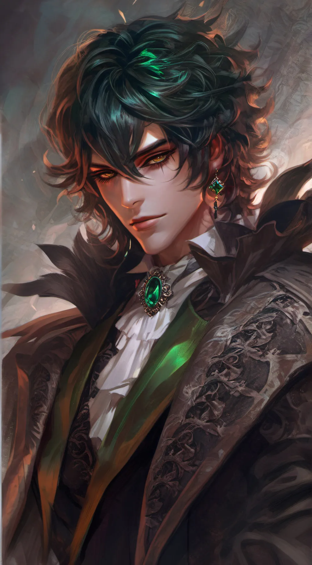 ai character: Allen Valencort  background