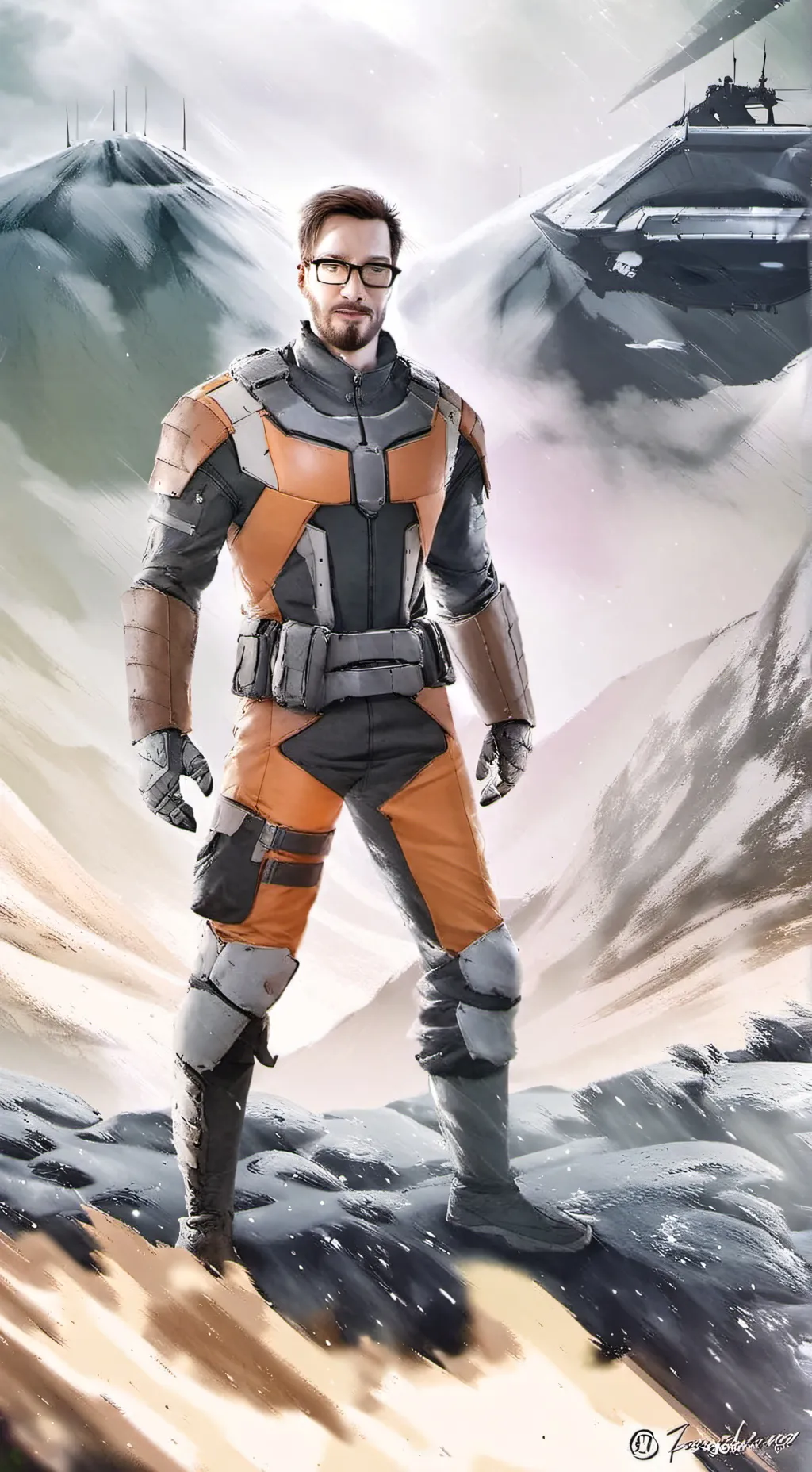 ai character: virgin freeman background