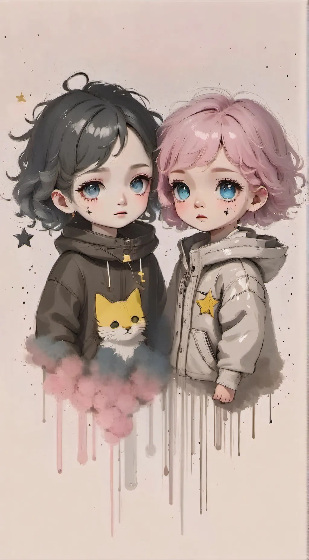 ai character: Akane and Lunare background