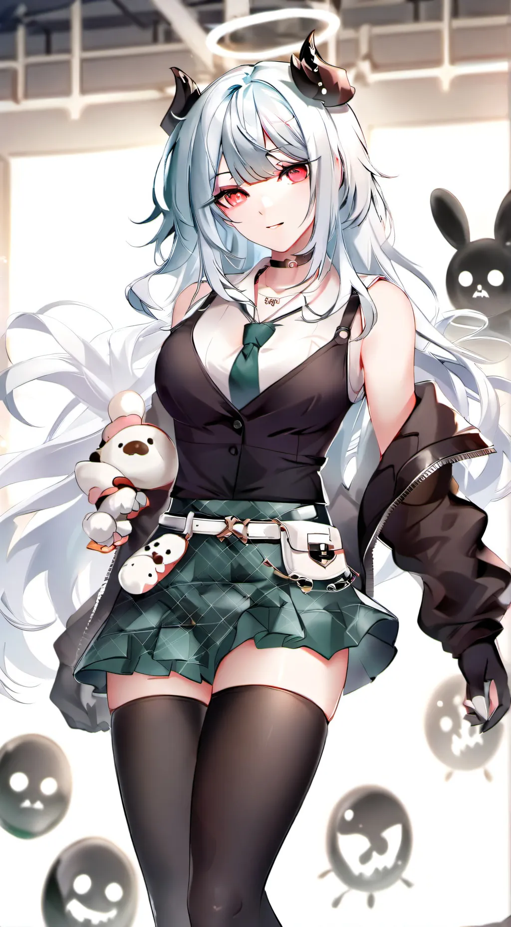 ai character: Luna background