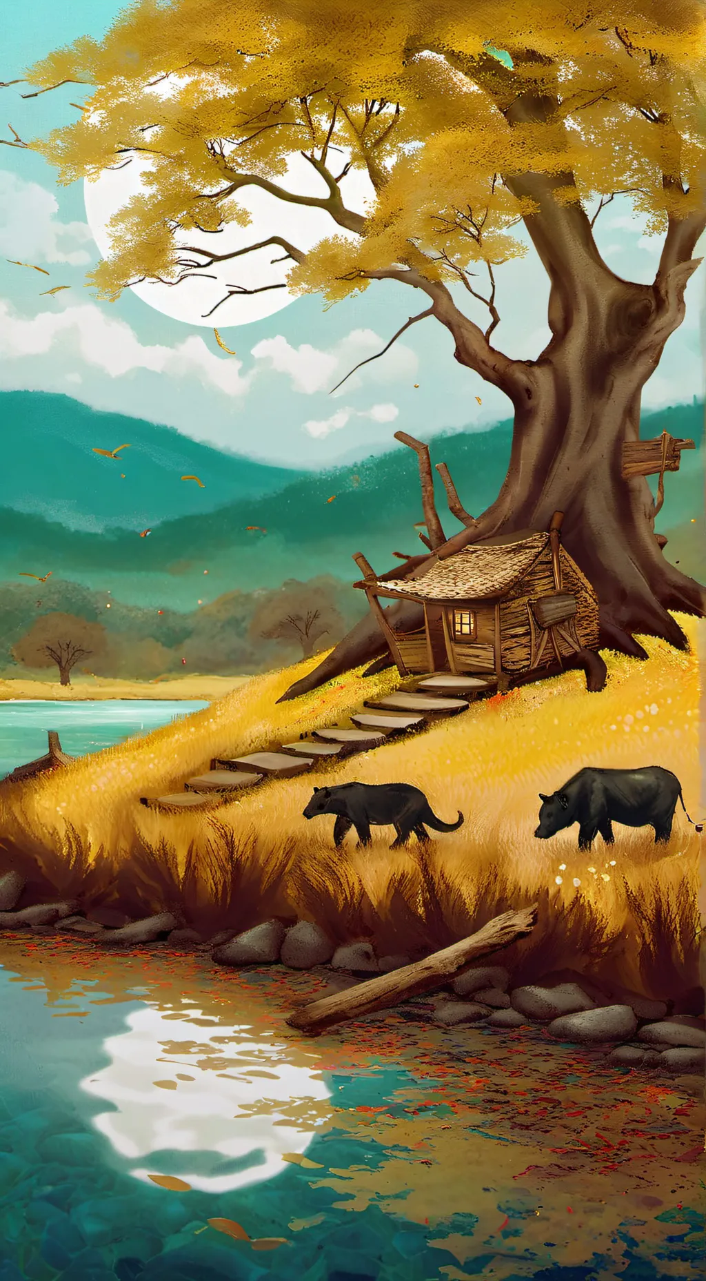 ai character: zoológico 🦓 background