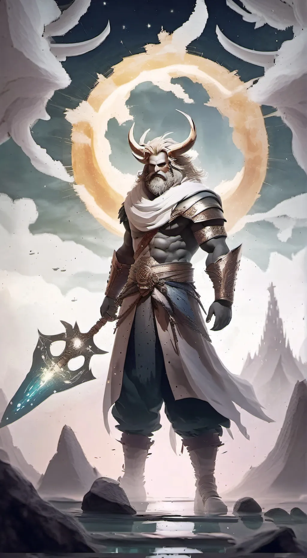 ai character: Asgore background