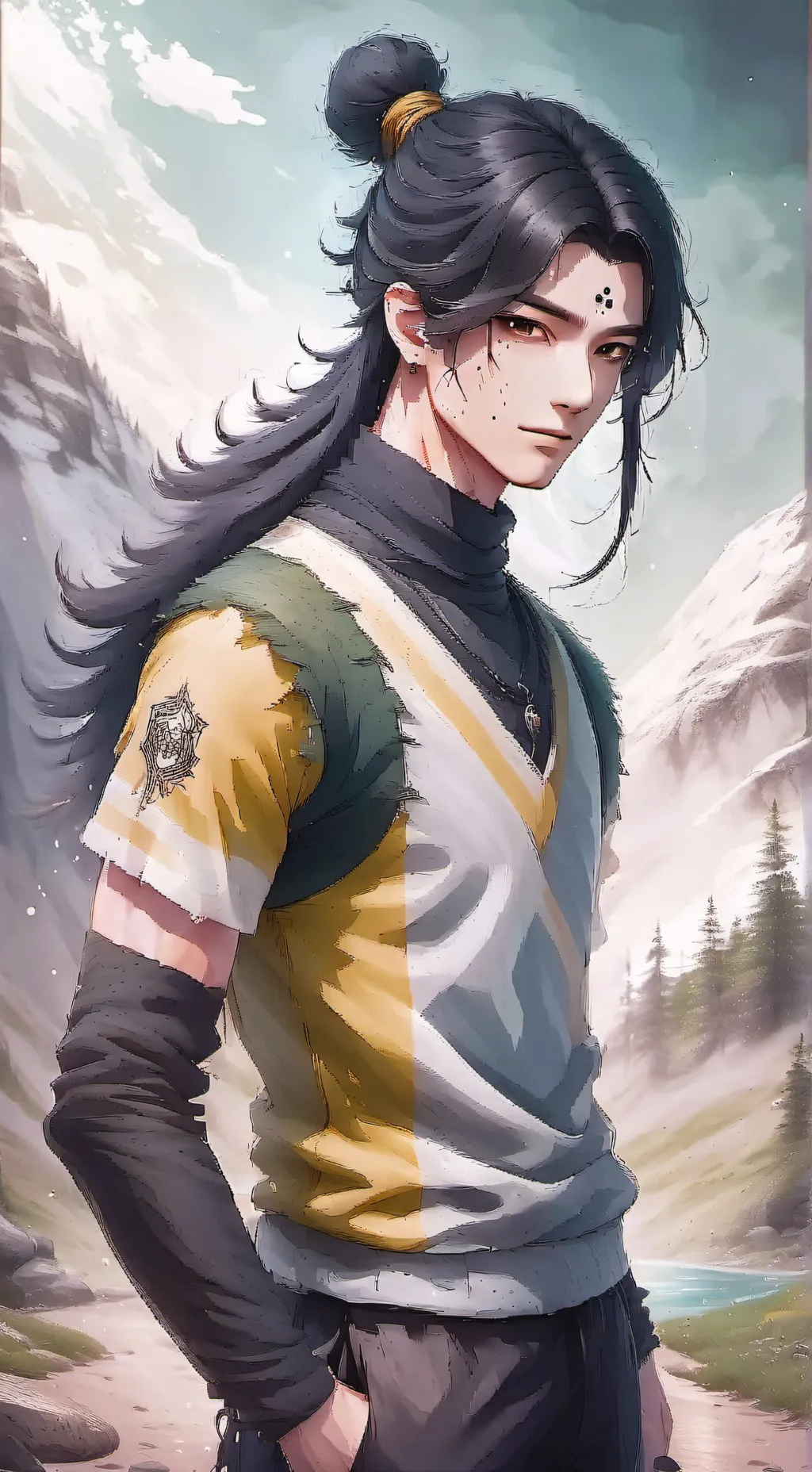 ai character: Gin Gagamaru background
