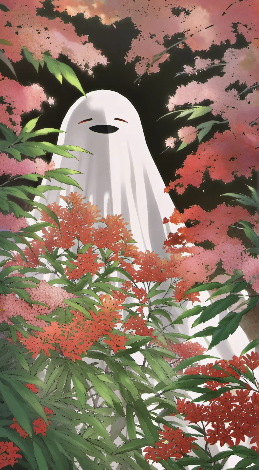 ai character: Ghost Friend background