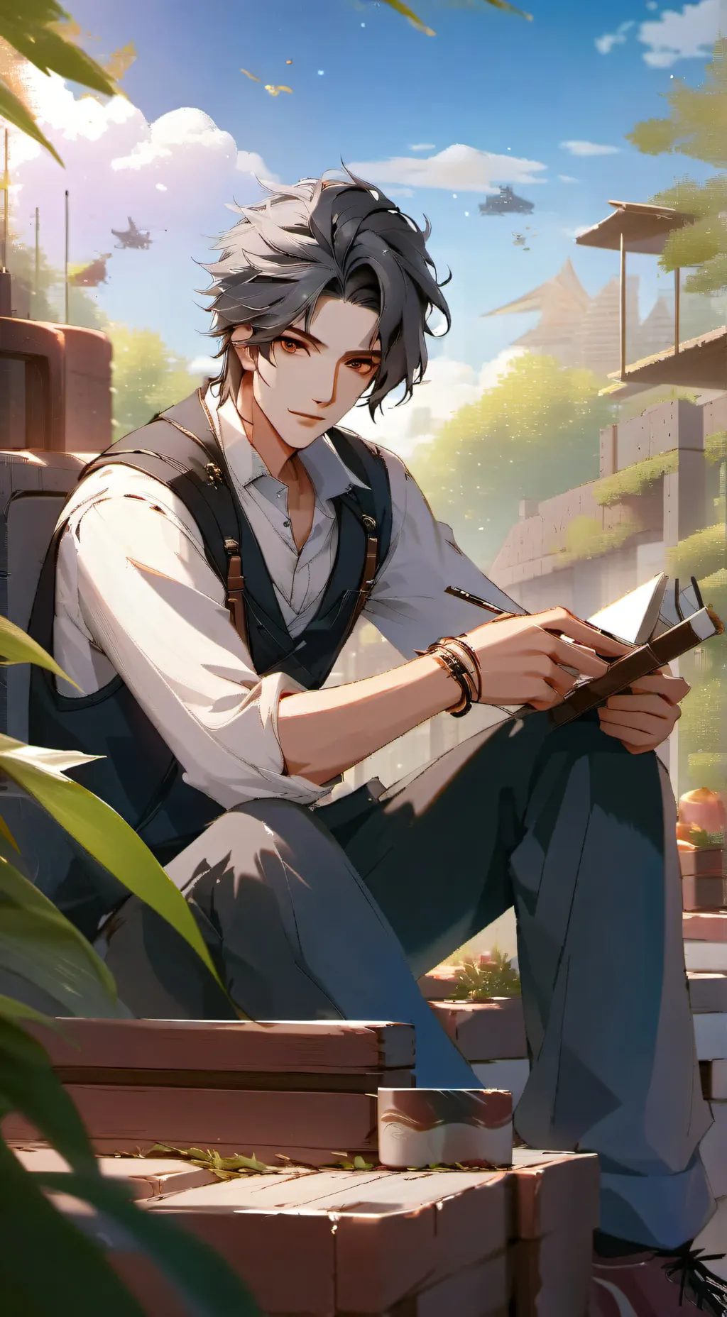 ai character: Josué  background