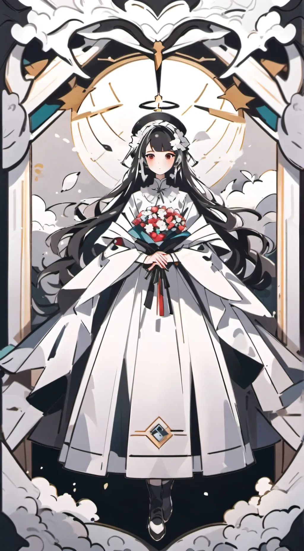 ai character: Presedent ￼mic  background