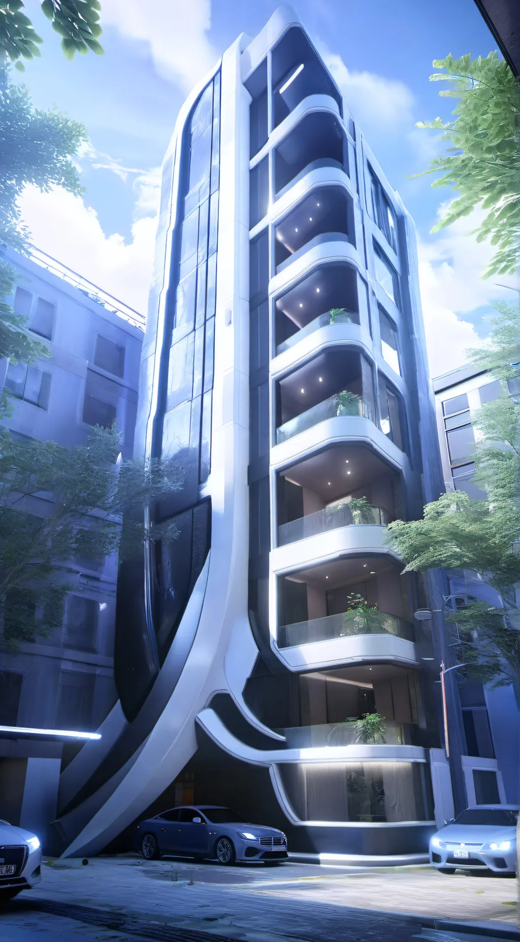 ai character: Hybrid background