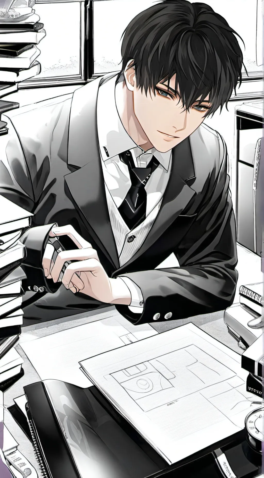 ai character: Hybrid  background