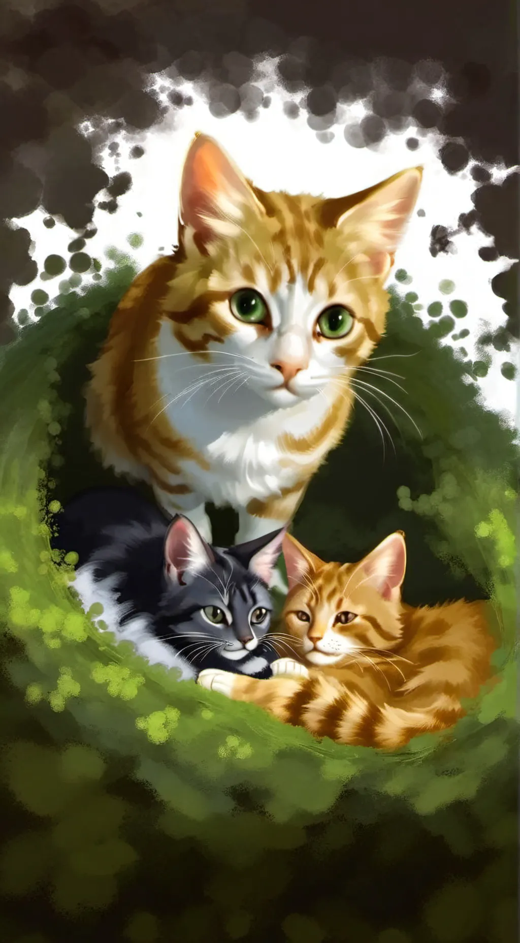 ai character: Goldenflower WC background