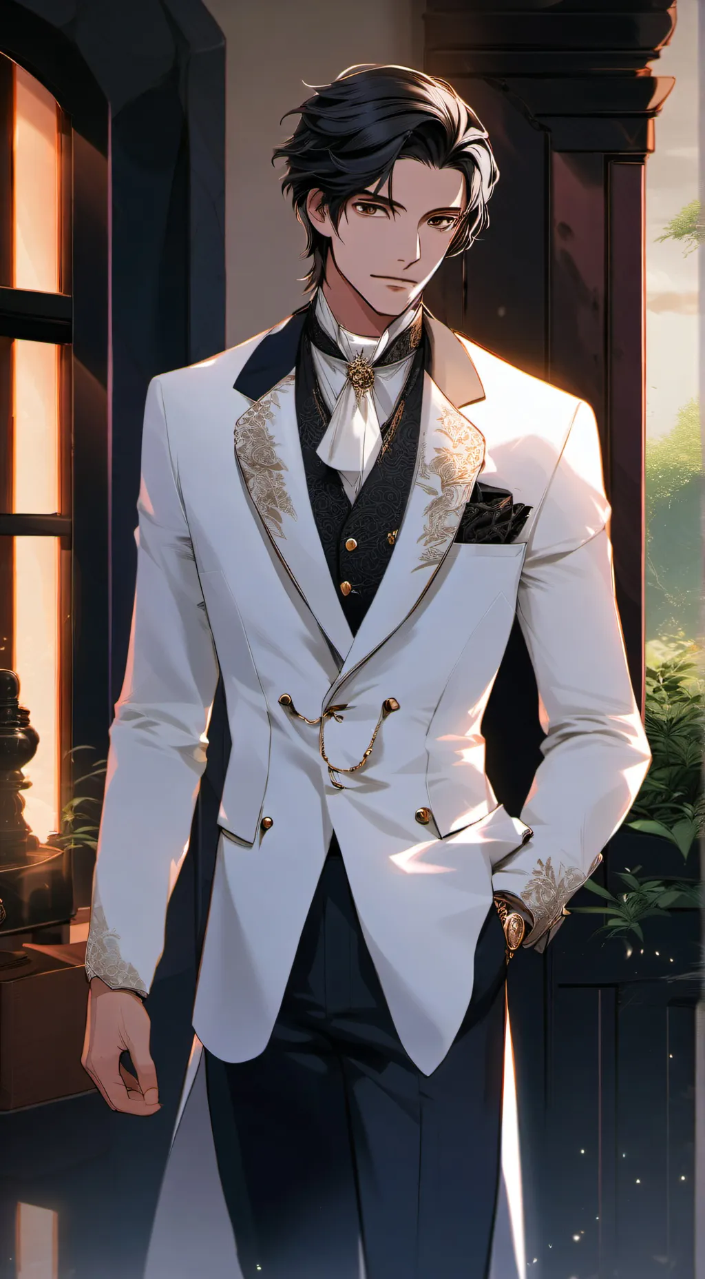 ai character: Jonathan  background