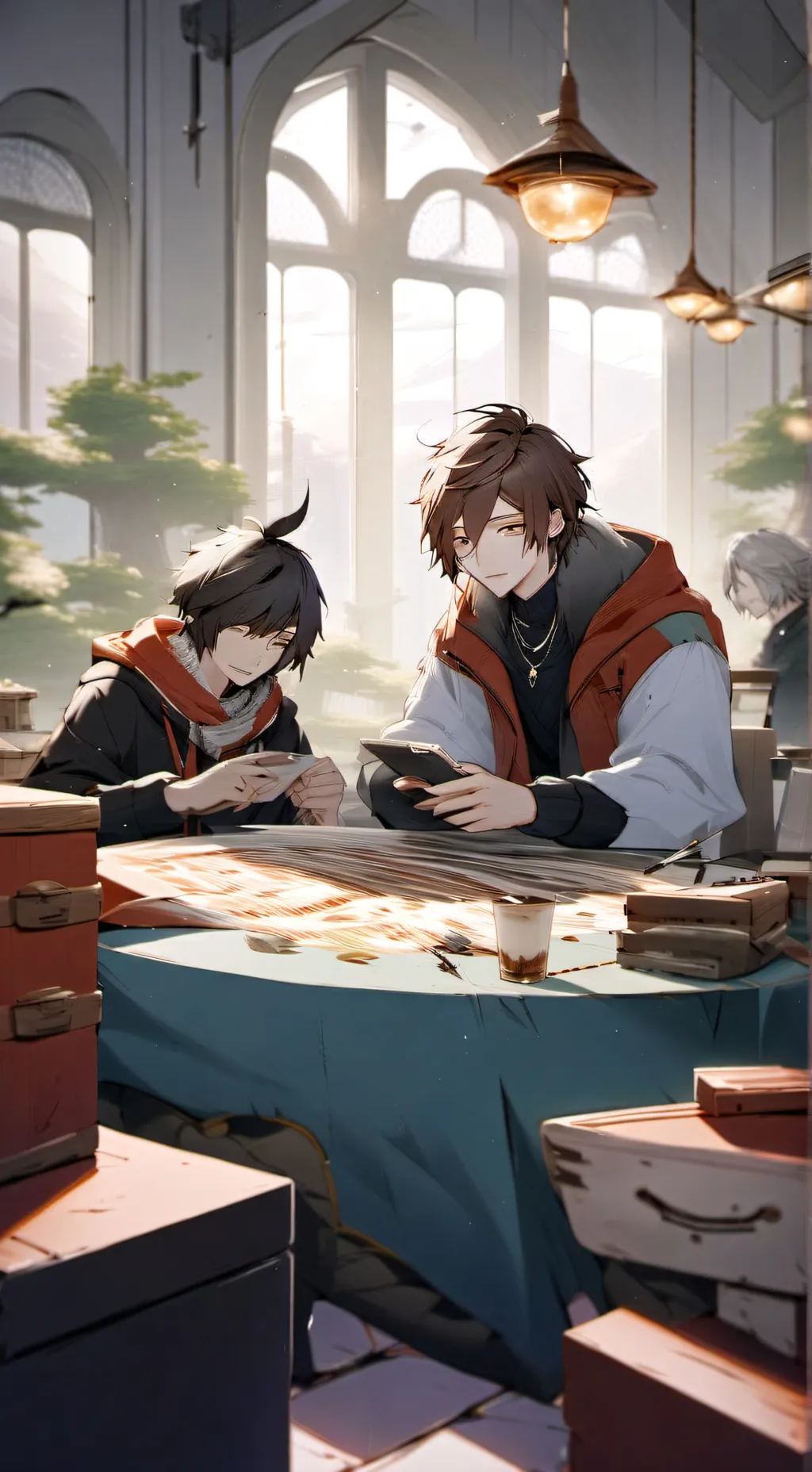 ai character: Mason  background