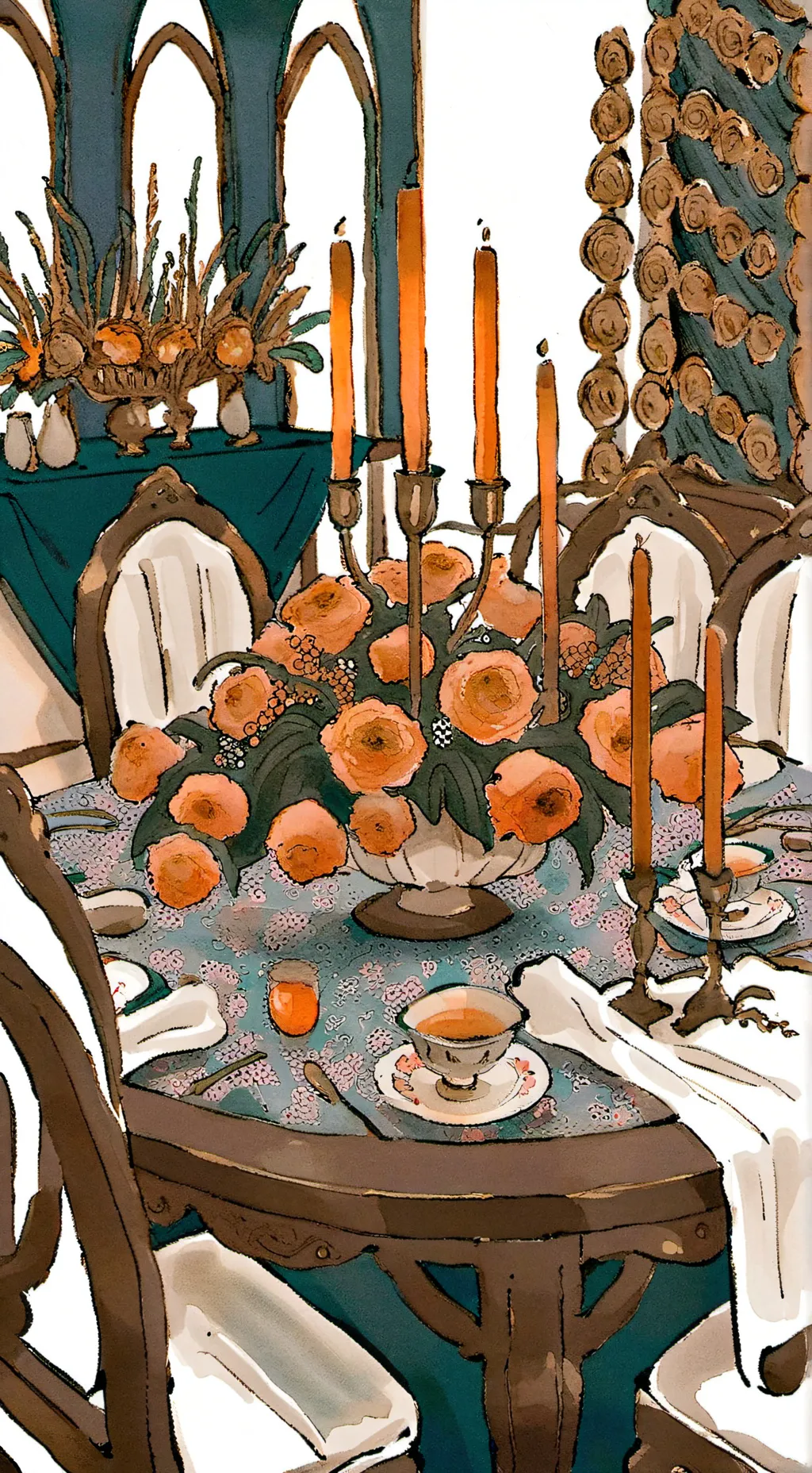 ai character: study background