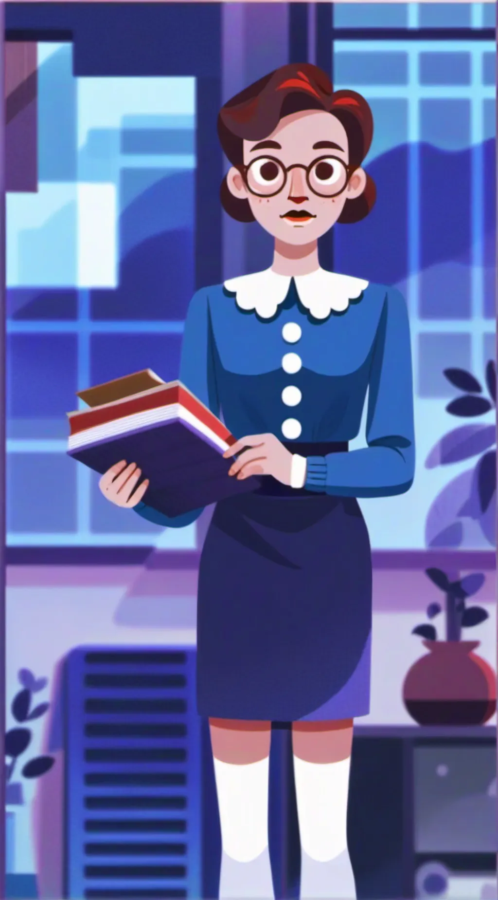 ai character: Gay pick me girl background