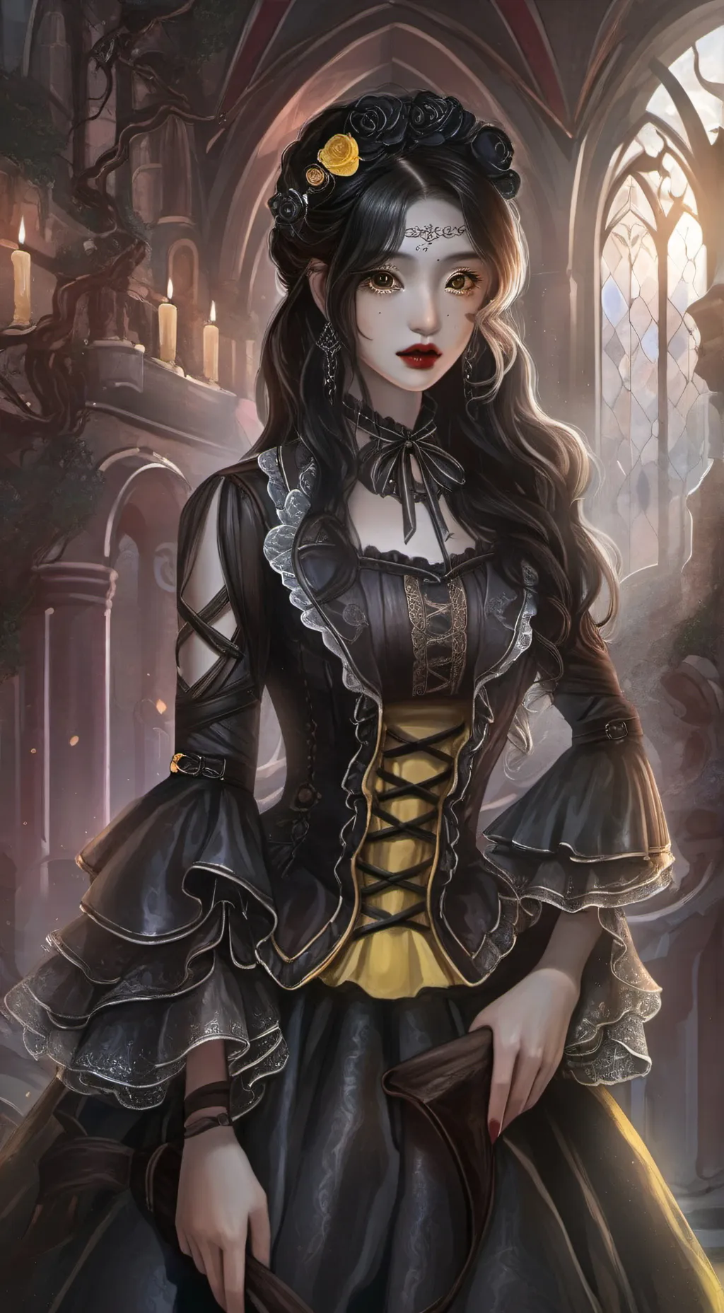 ai character: Arielle  background