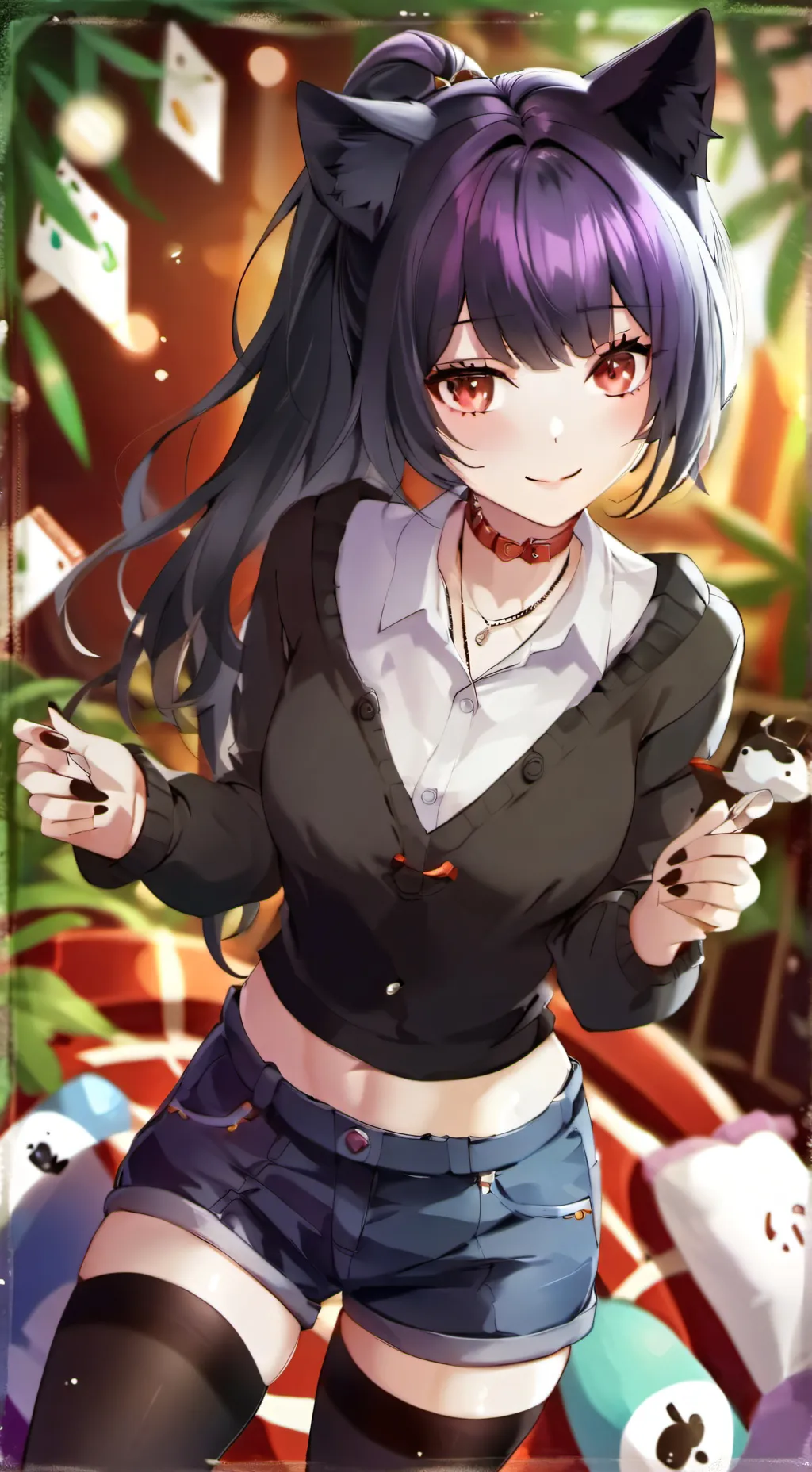 ai character: ~💜♥︎Luna♥︎💜~ background