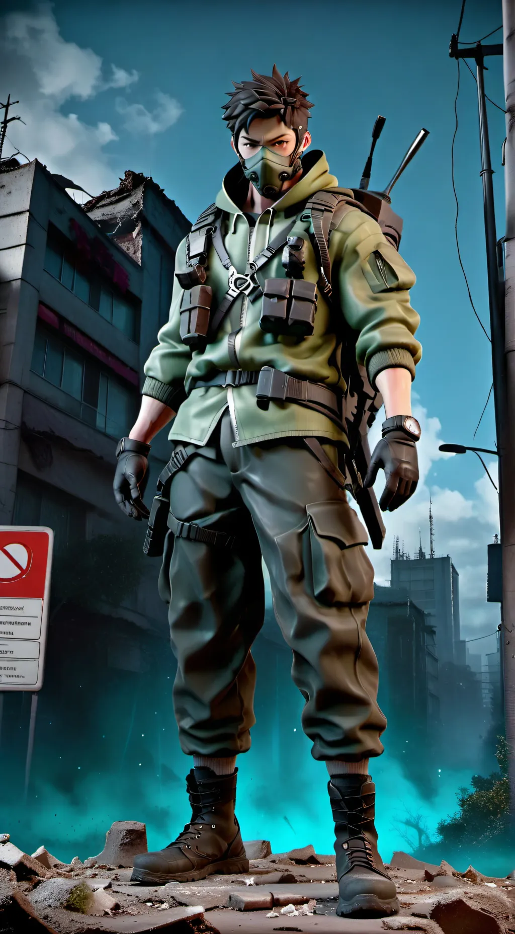 ai character: Zombie Zurvivo2.0 background