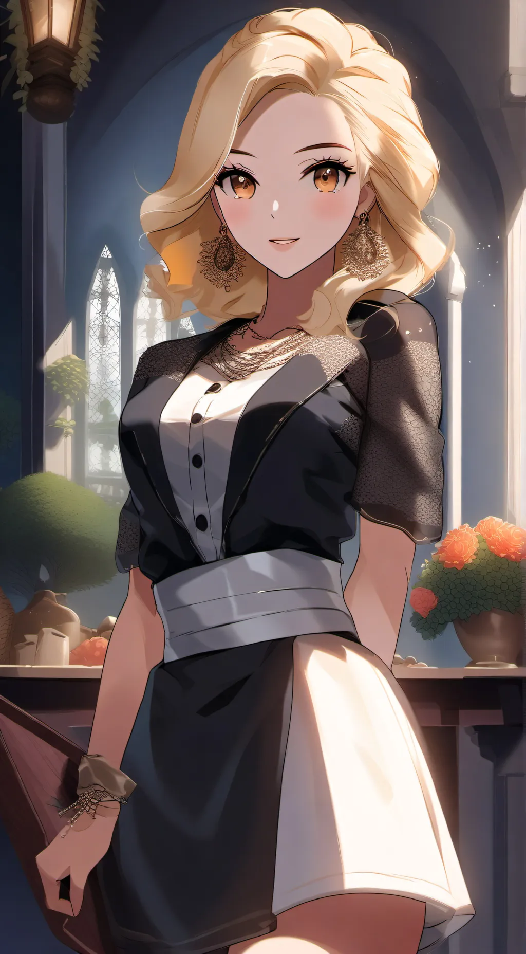 ai character: Mina  background