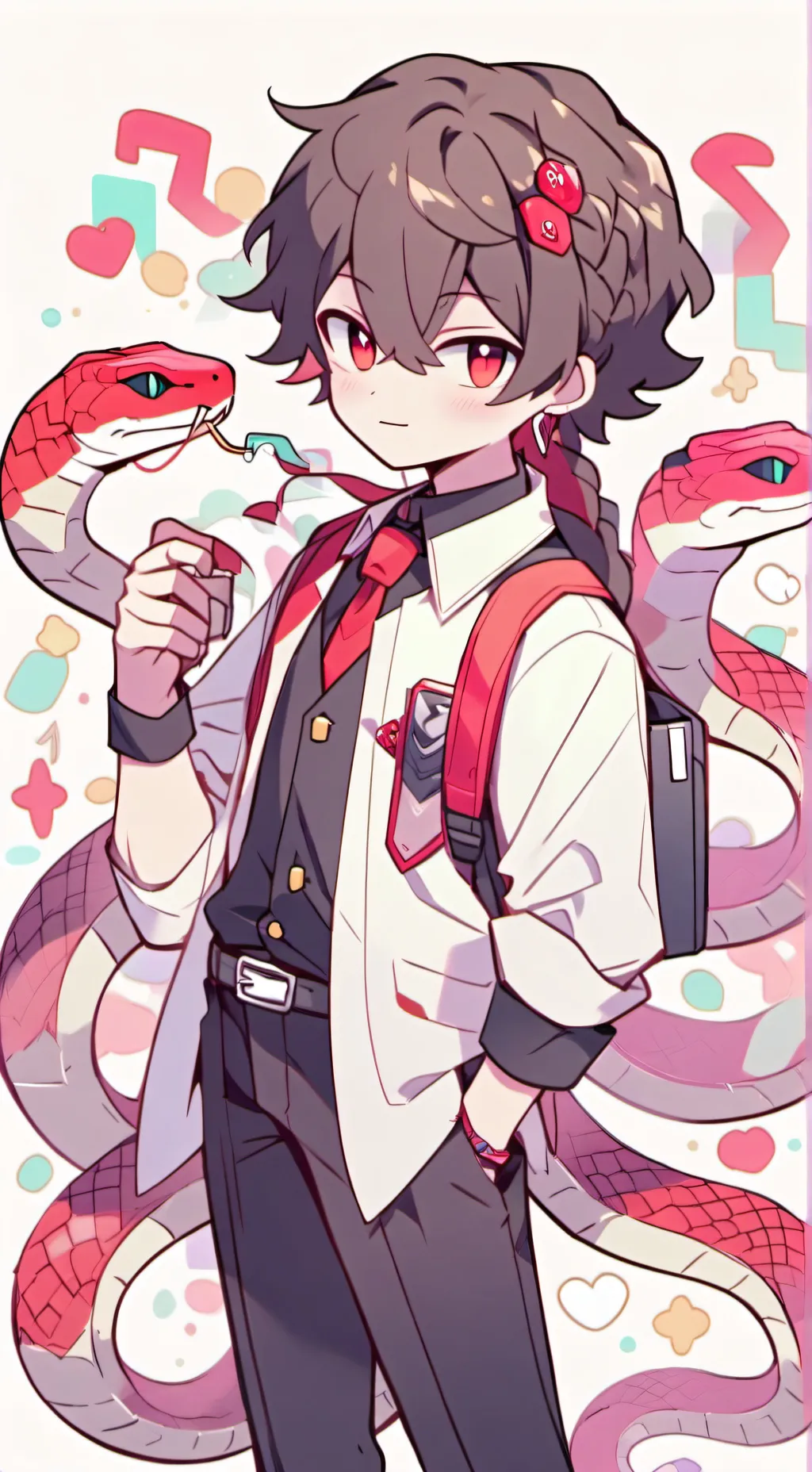 ai character: MJ hybrid background