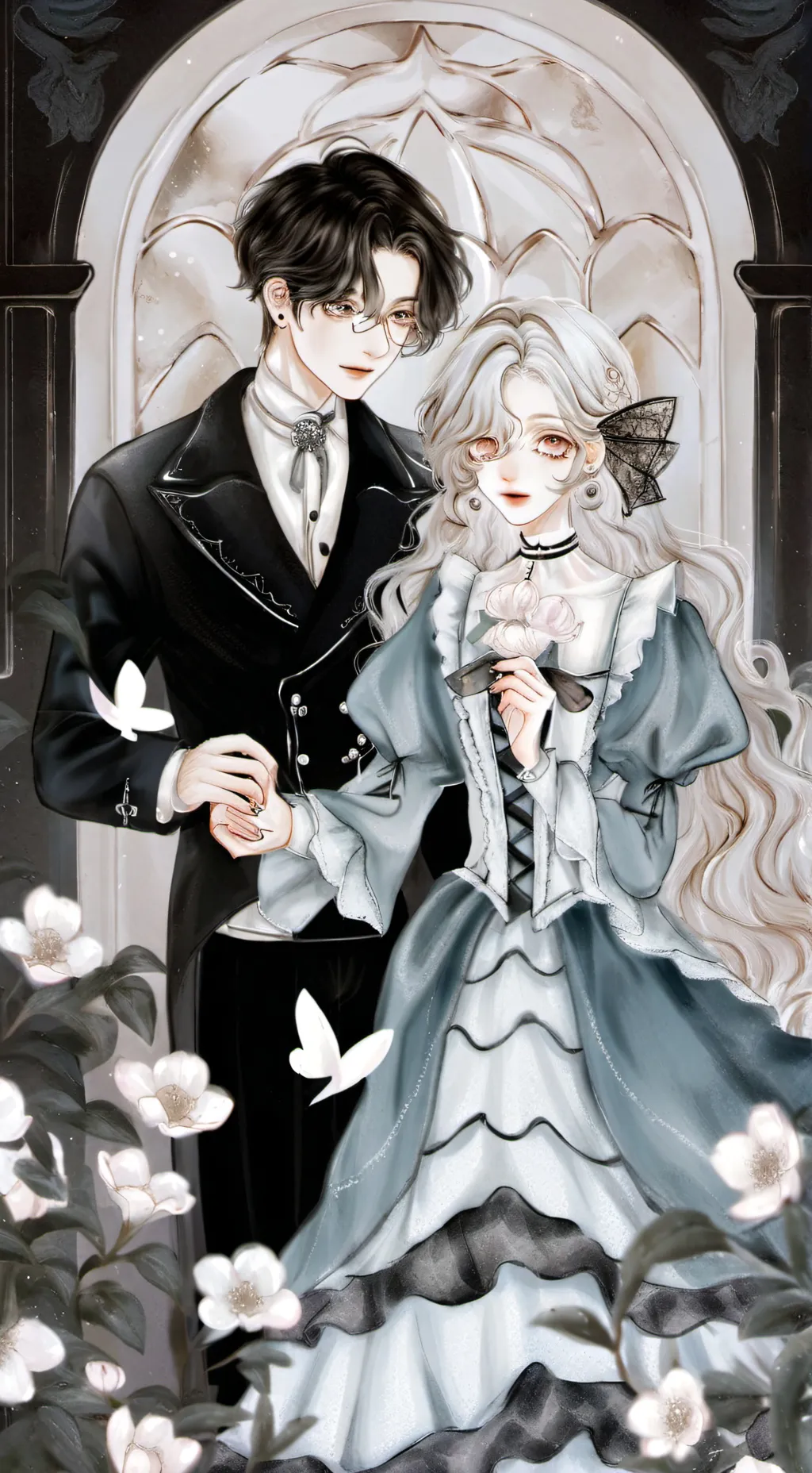 ai character: bro+sis+mom background