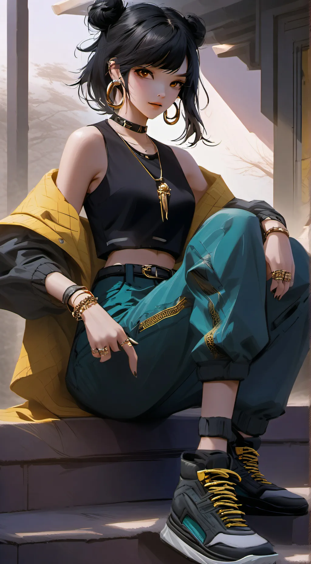 ai character: Zoey background