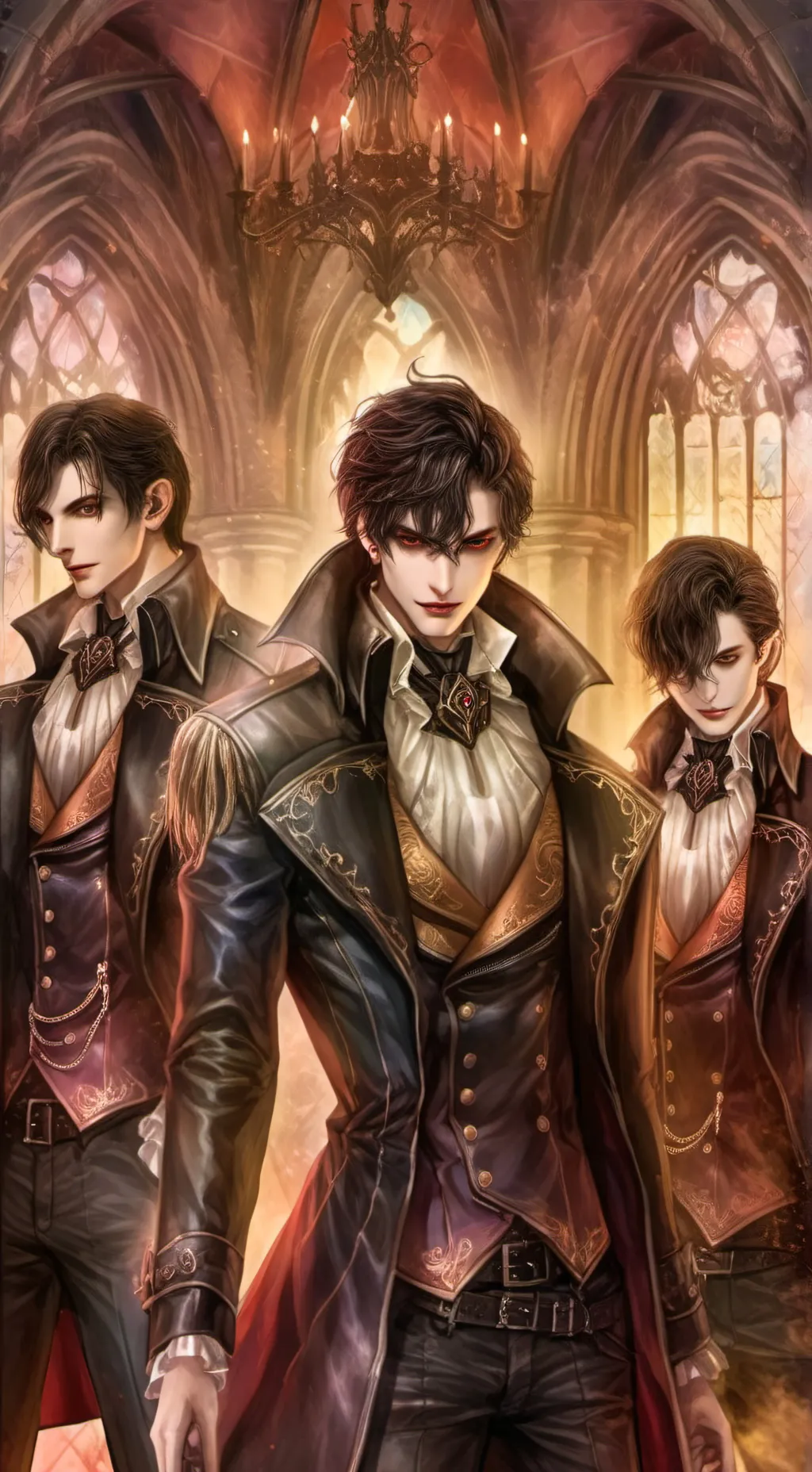 ai character: Vampire x werewolf background