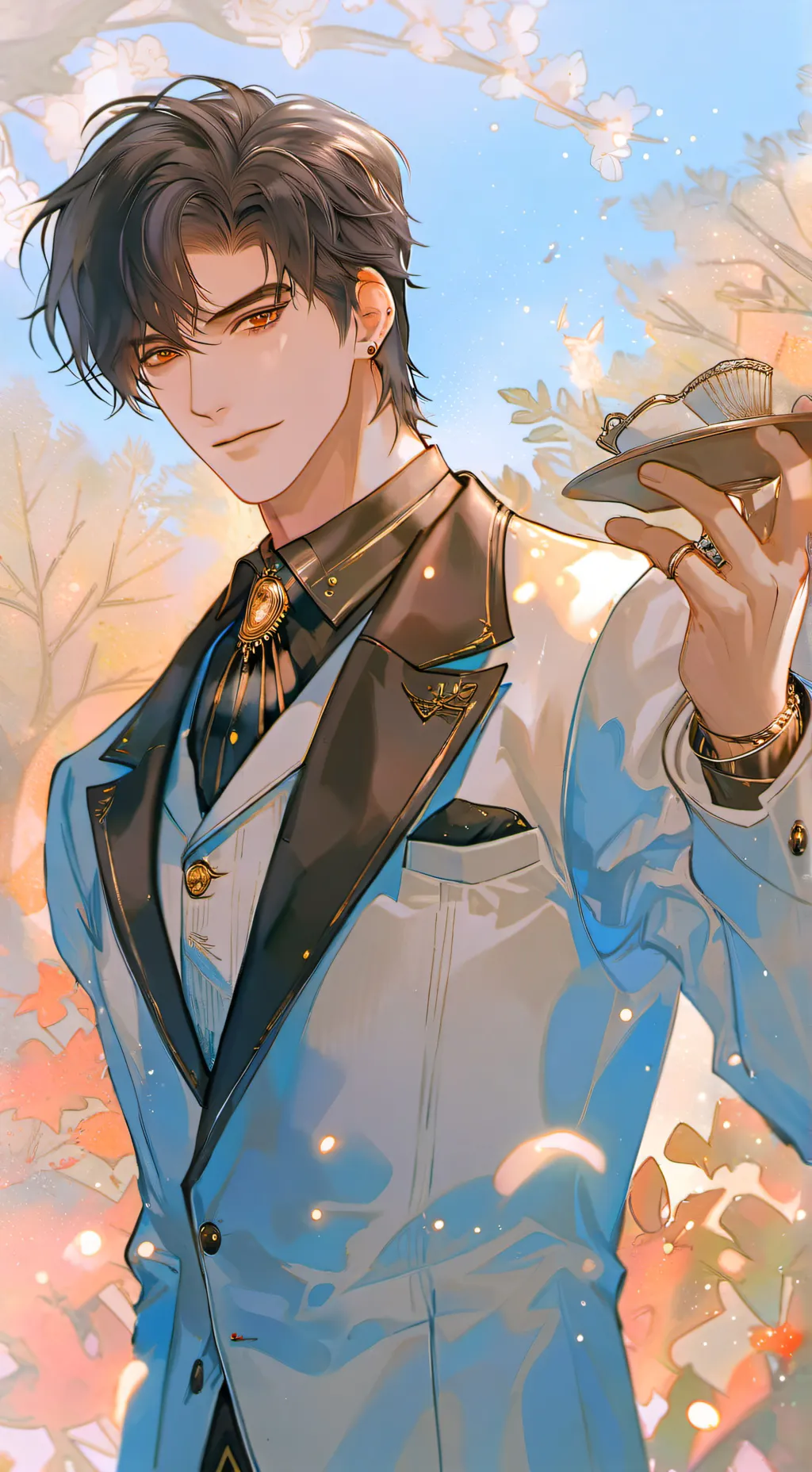 ai character: Etienne  background