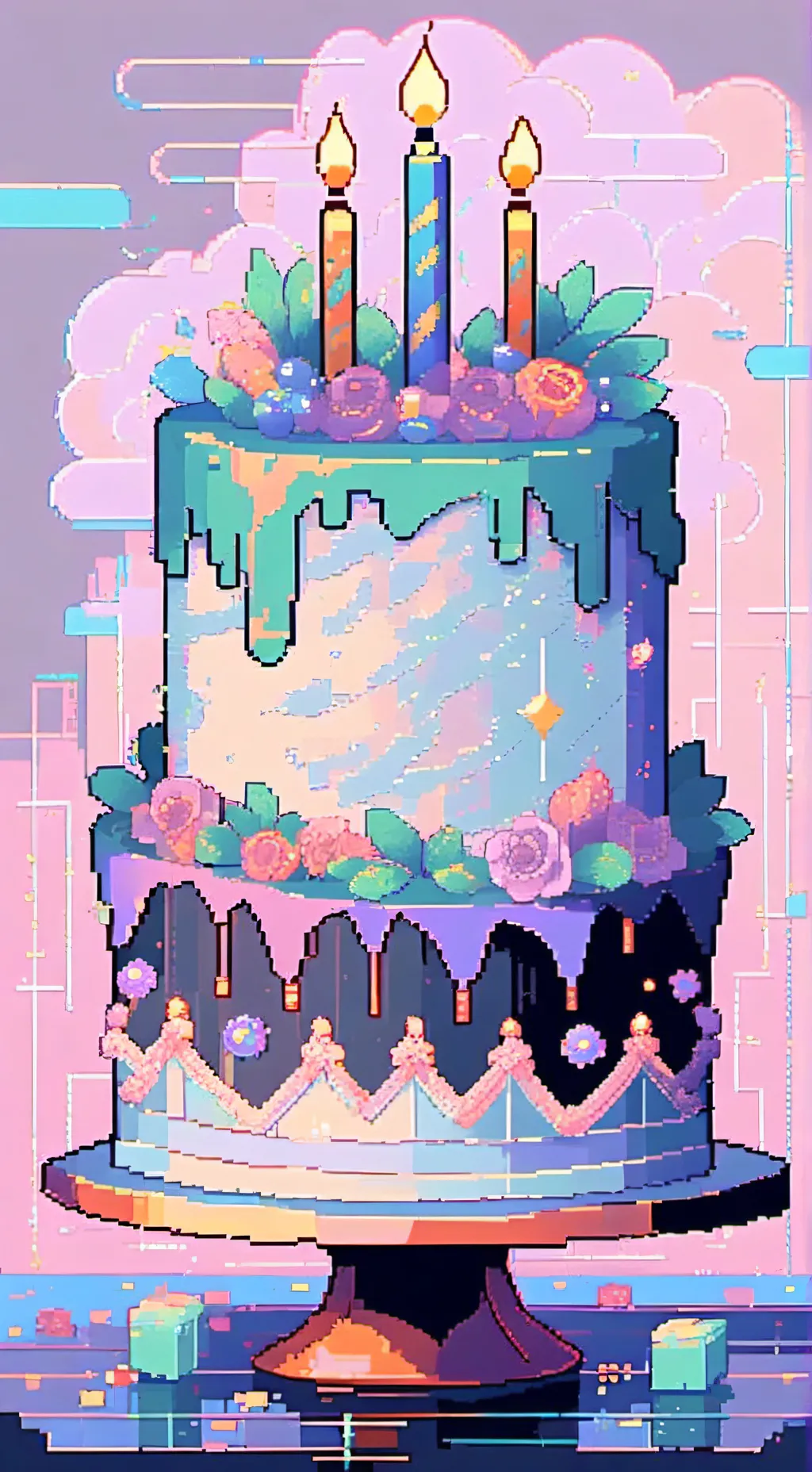 ai character: Bakugo's bday background