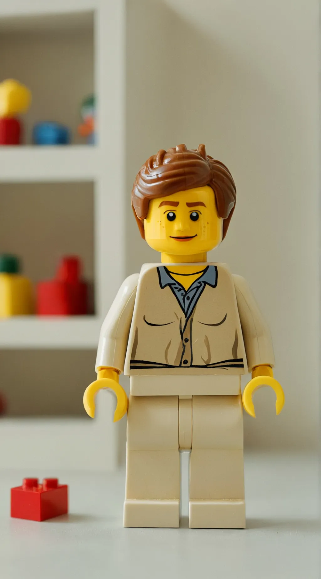 ai character: Lego land background