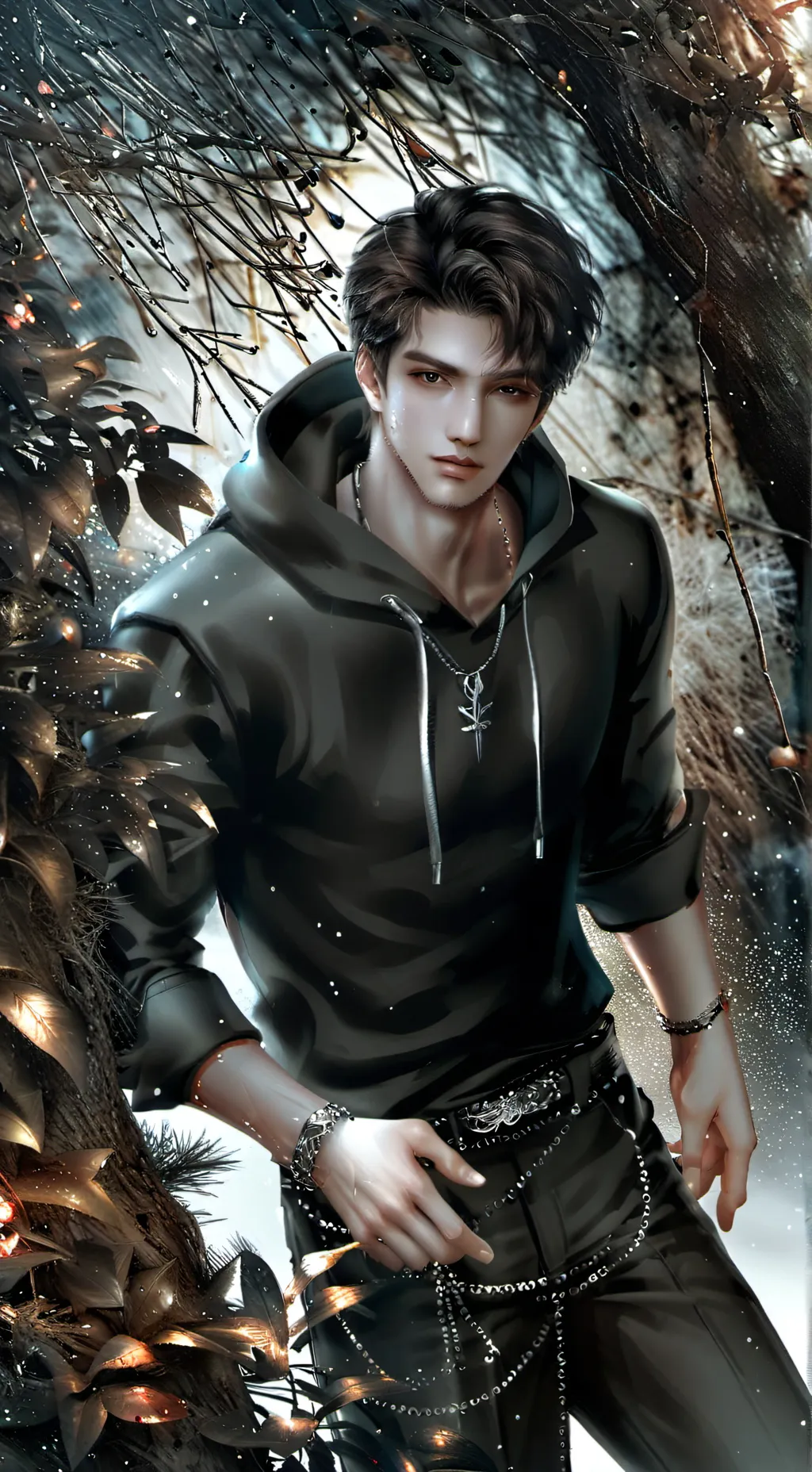 ai character: Xavier  background