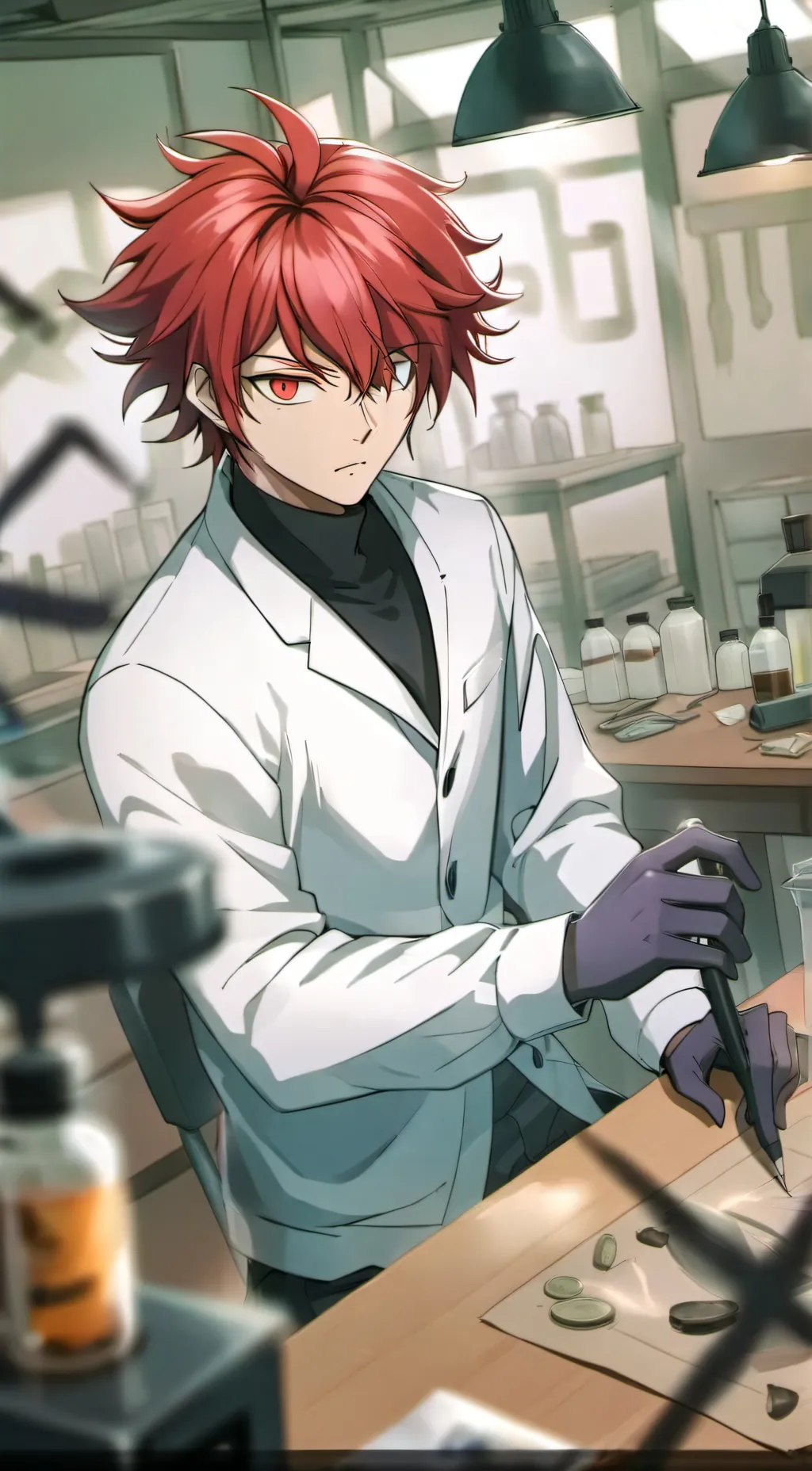 ai character: ×Vermillion× background