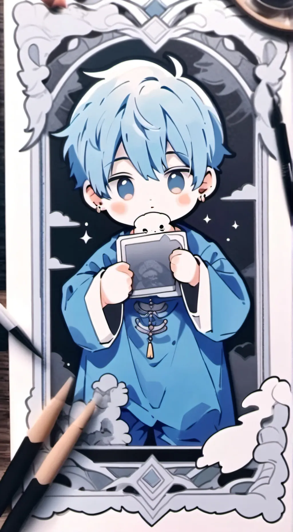 ai character: Spoiled baby background