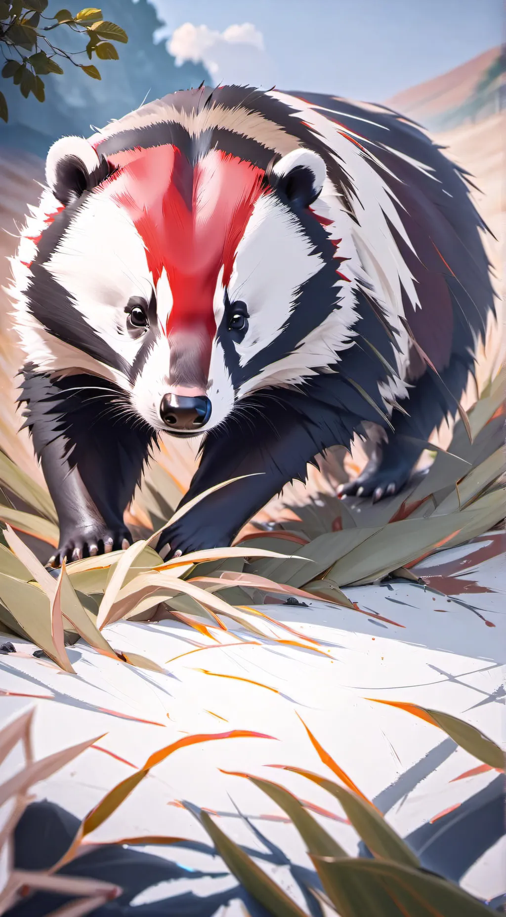 ai character: mha final battle background