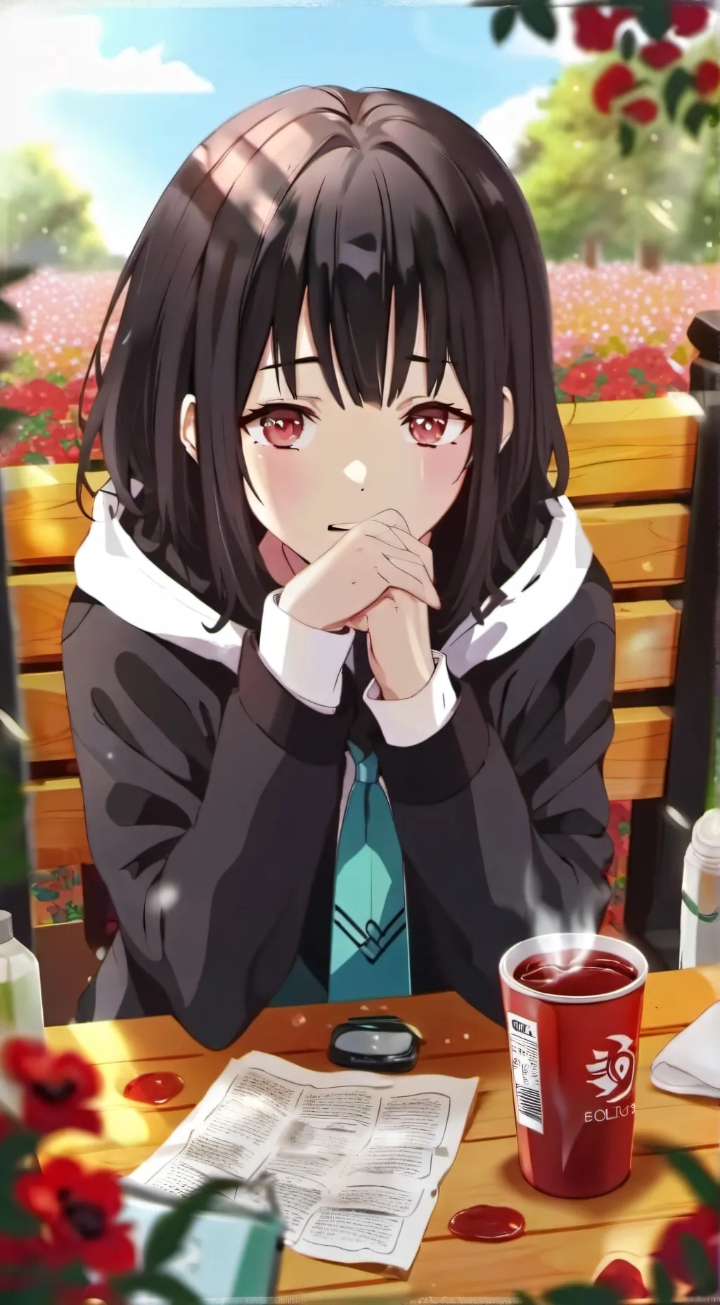 ai character: Charlotte  background