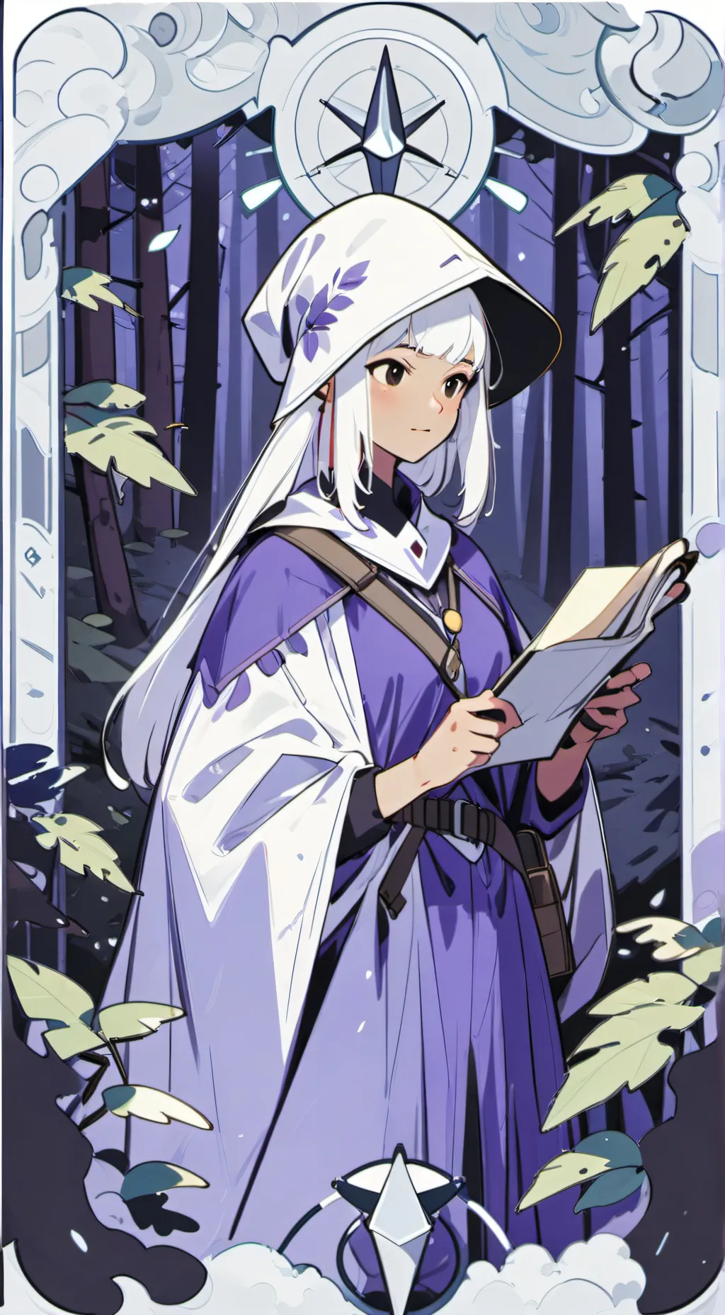 ai character: Luna background