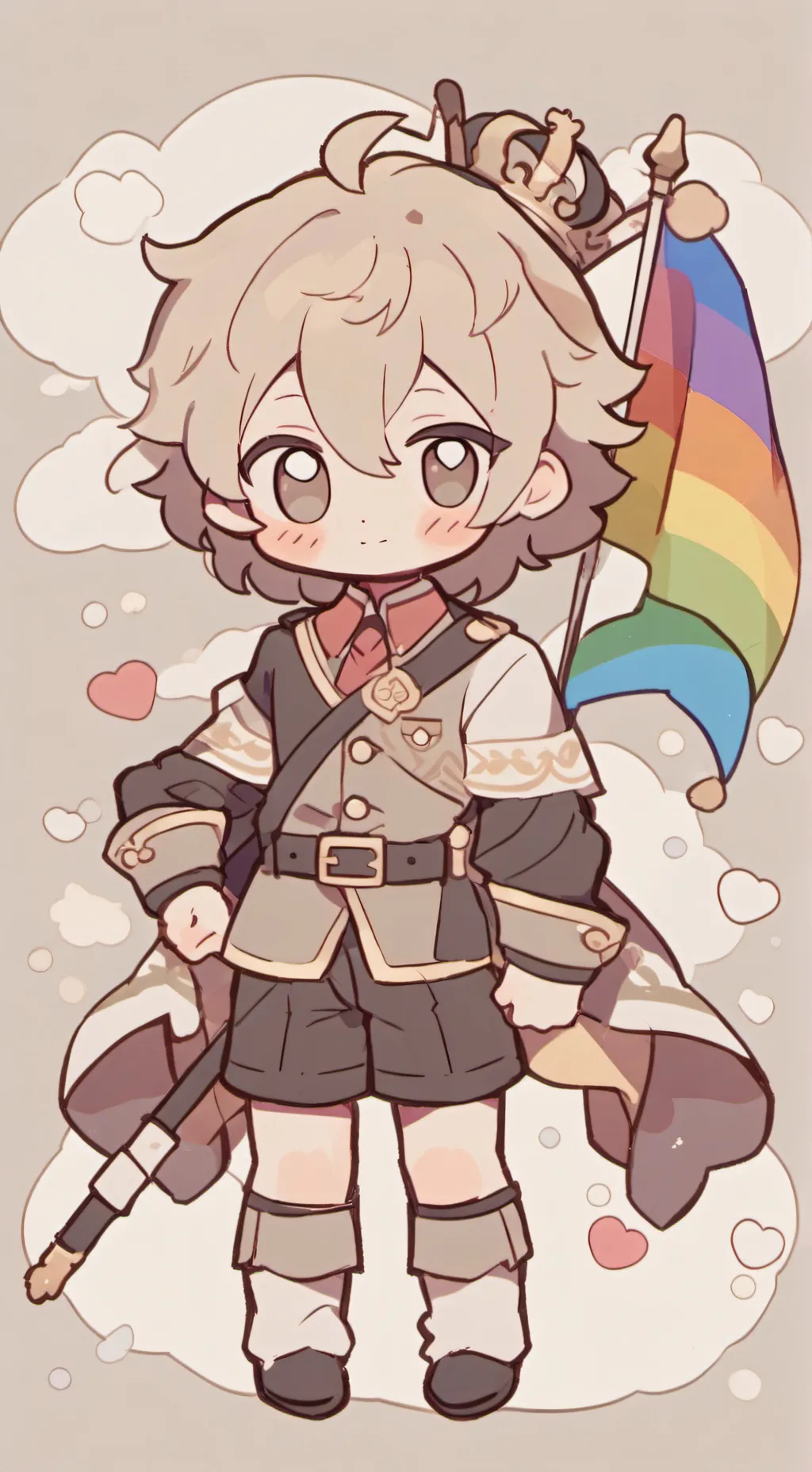 ai character: LGBTQ+ club background