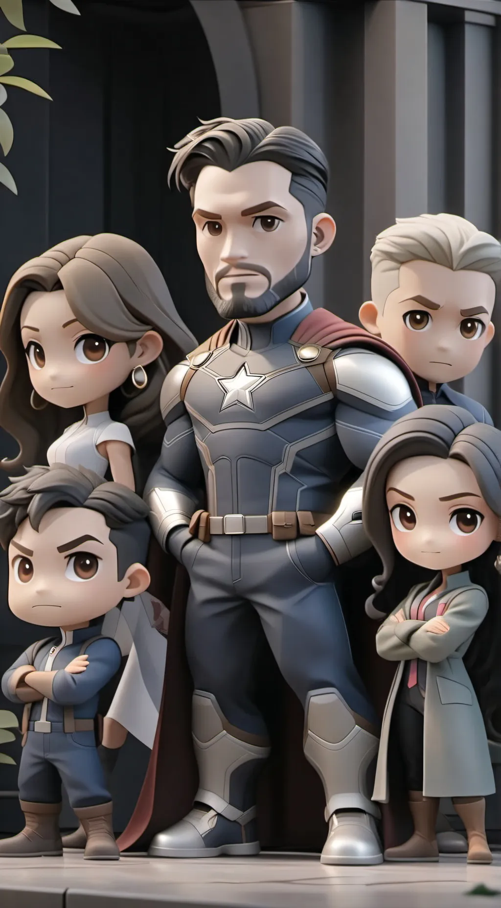 ai character: Avengers 41 background