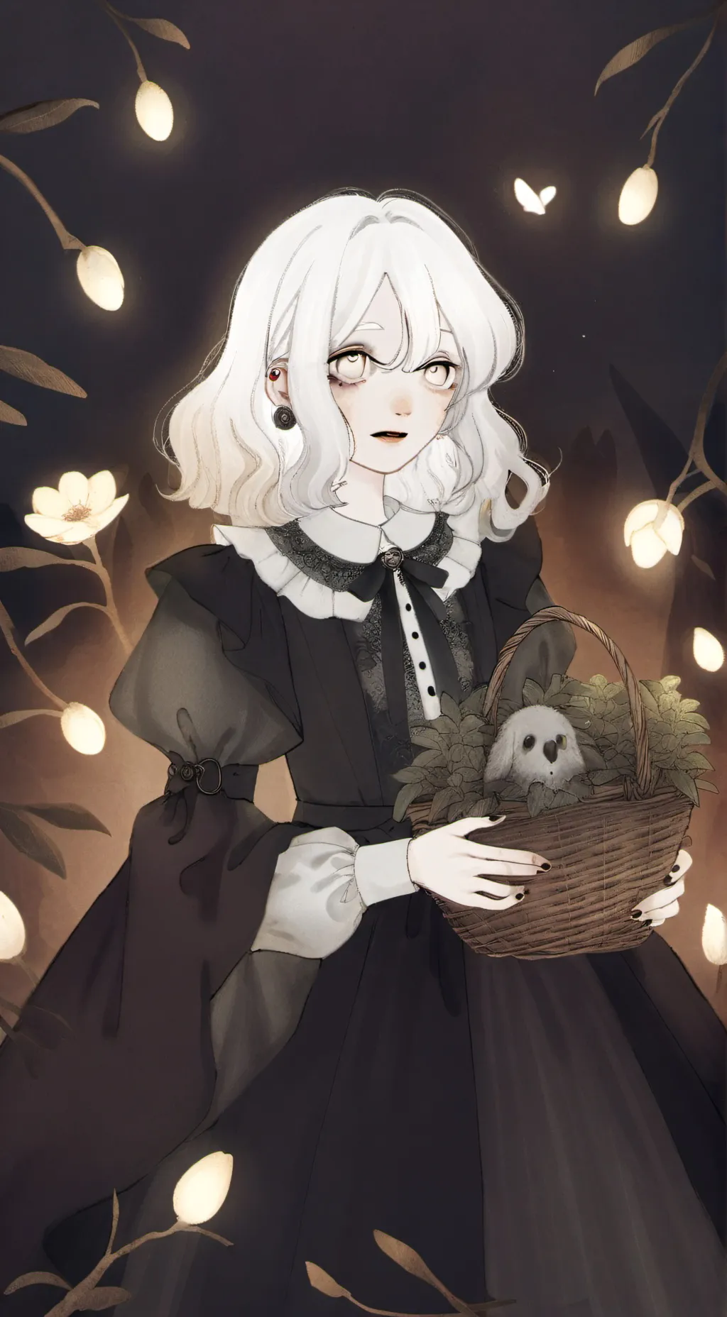 ai character: grow a garden girl background