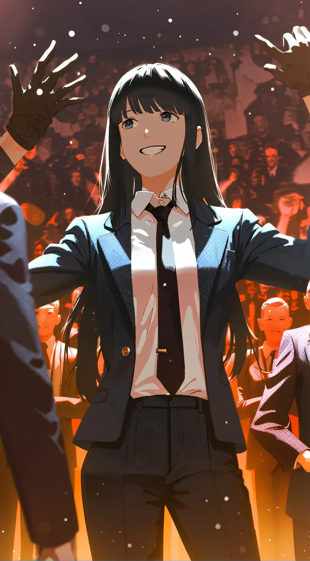 ai character: 🤵‍♀️Violet☠️ background