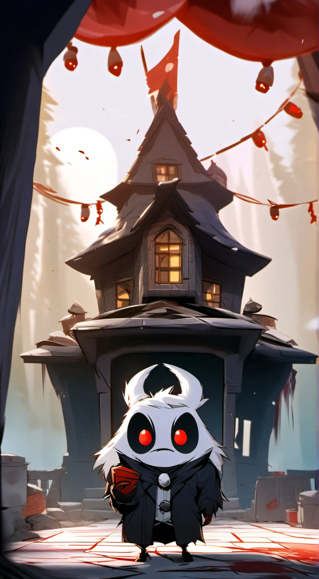 ai character: Hazbin Hotel background