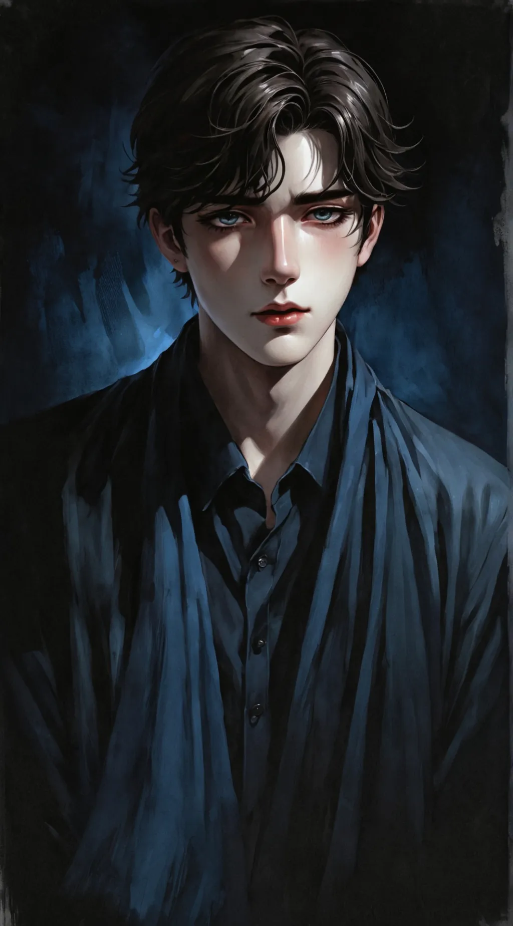 ai character: Vincent Night background