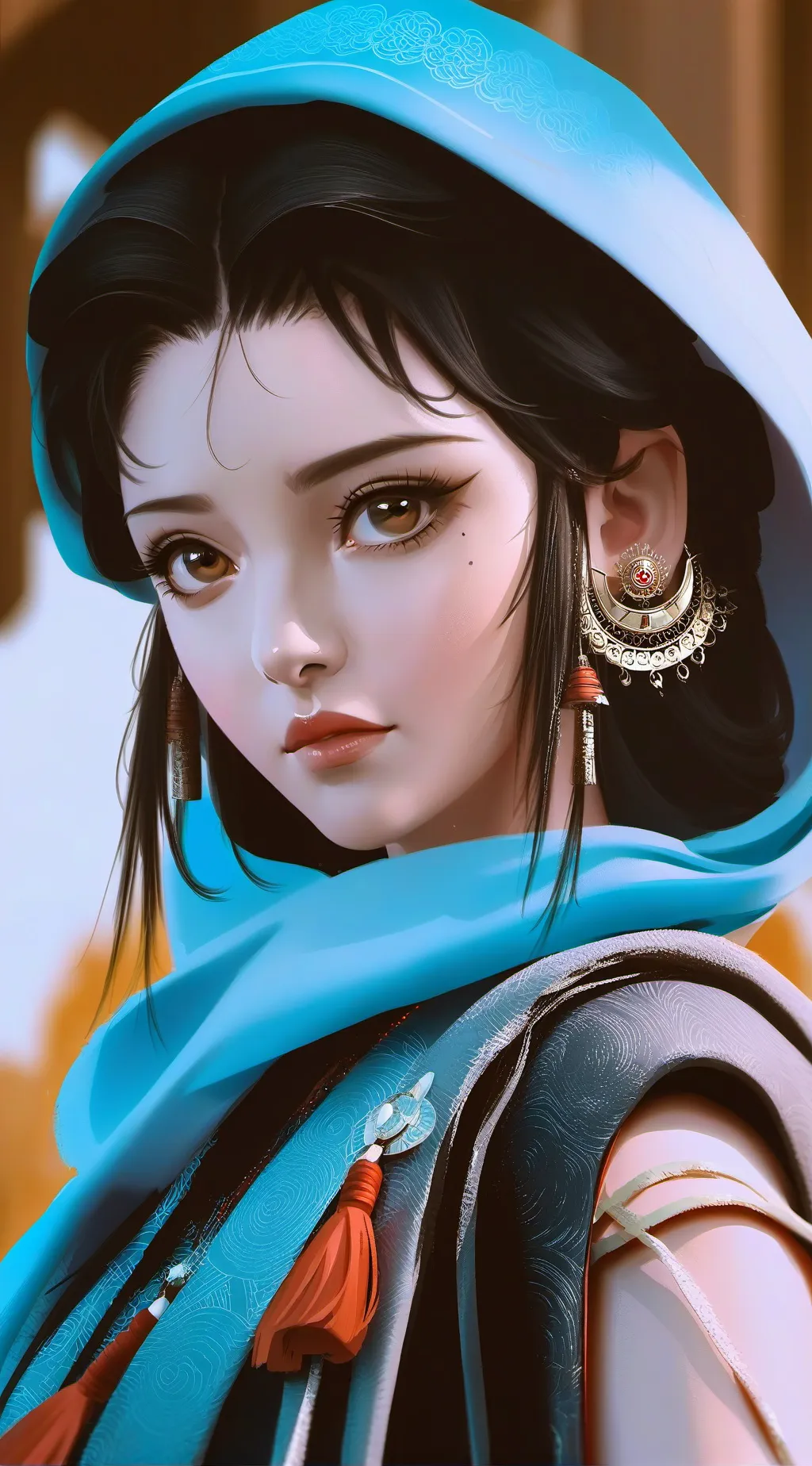 ai character: Open background