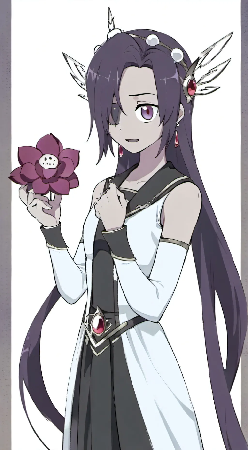 ai character: black pearl  background