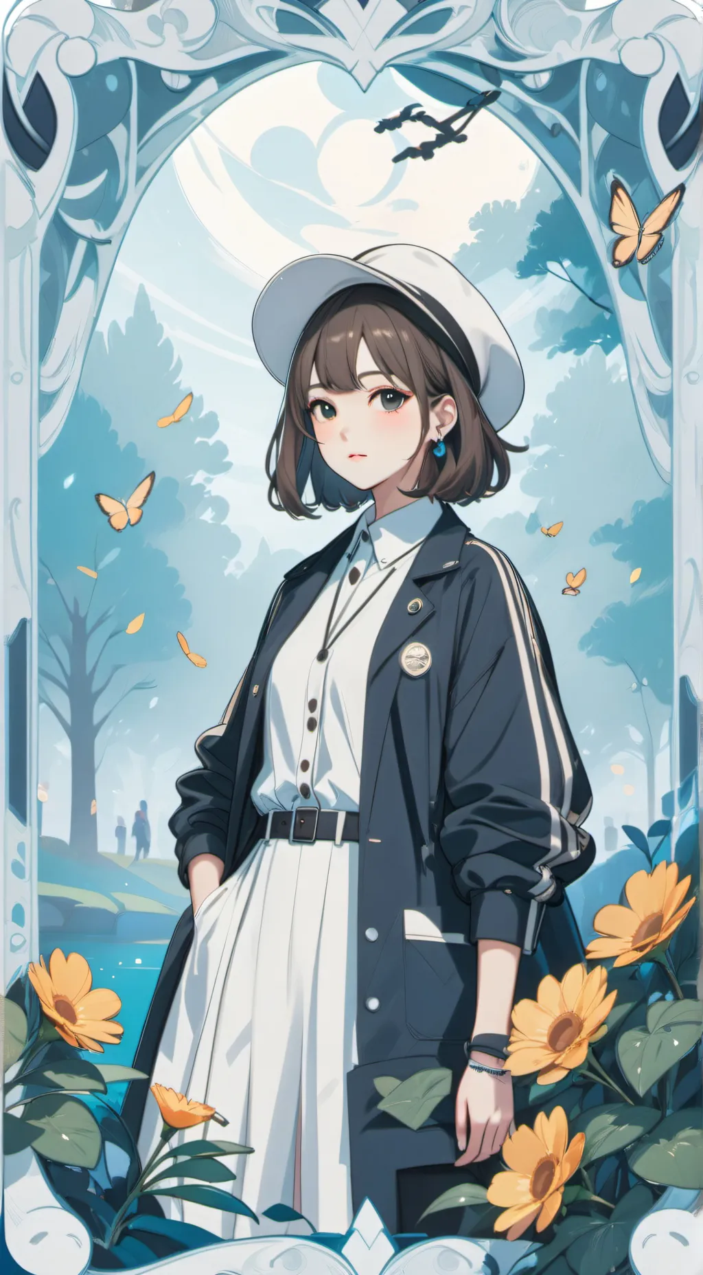 ai character: zoey background