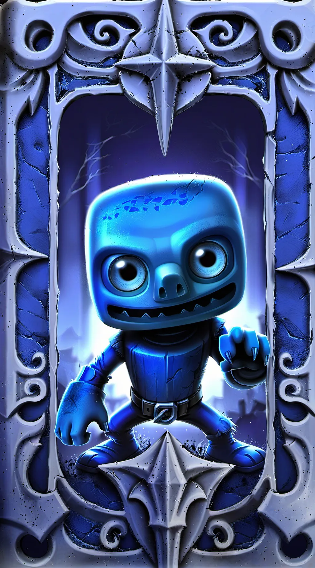 ai character: Bingle virus+Bfdi? background