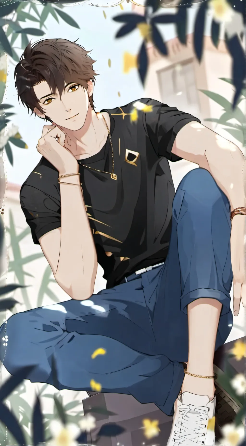 ai character: Ryan Austin  background