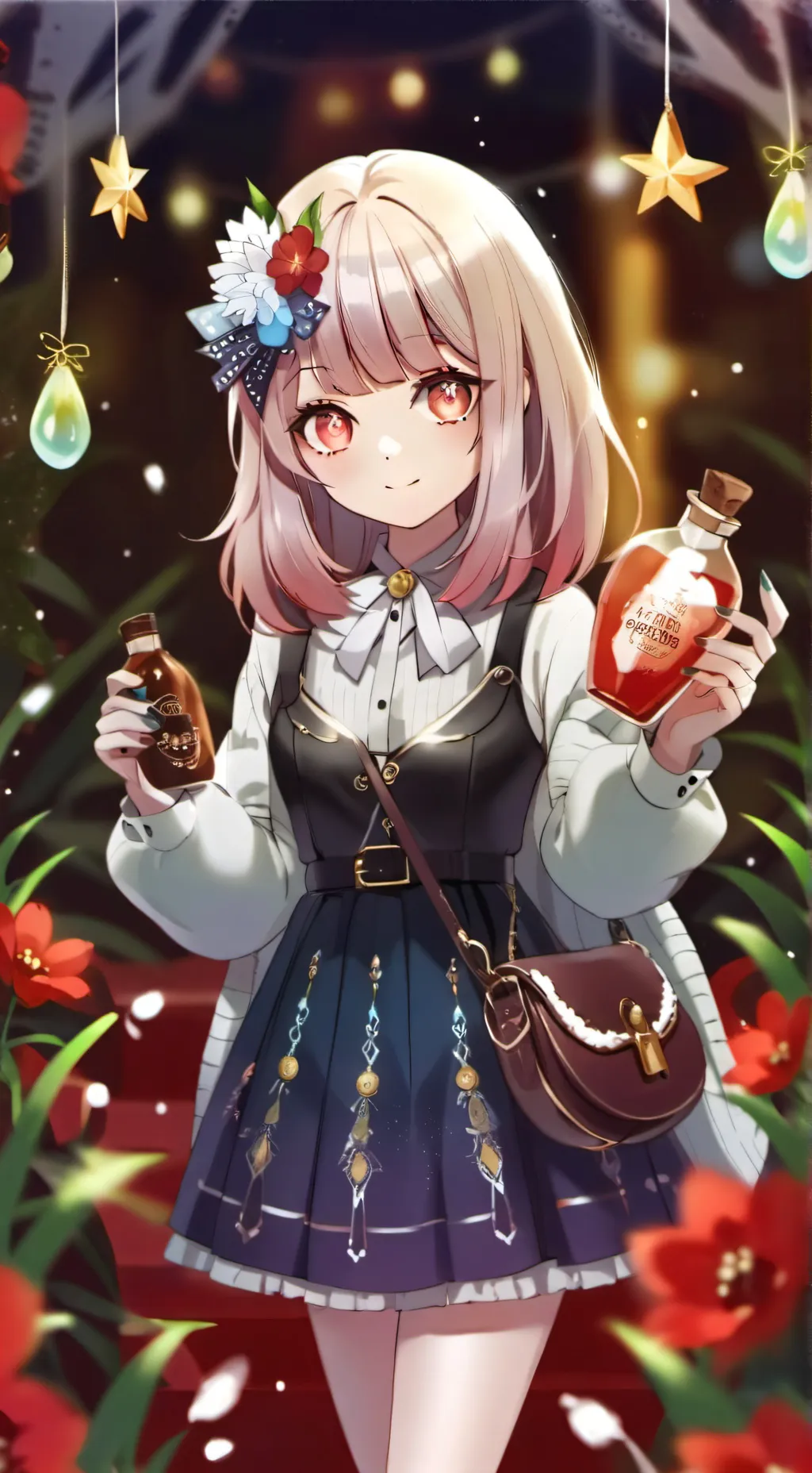 ai character: baby potion  background