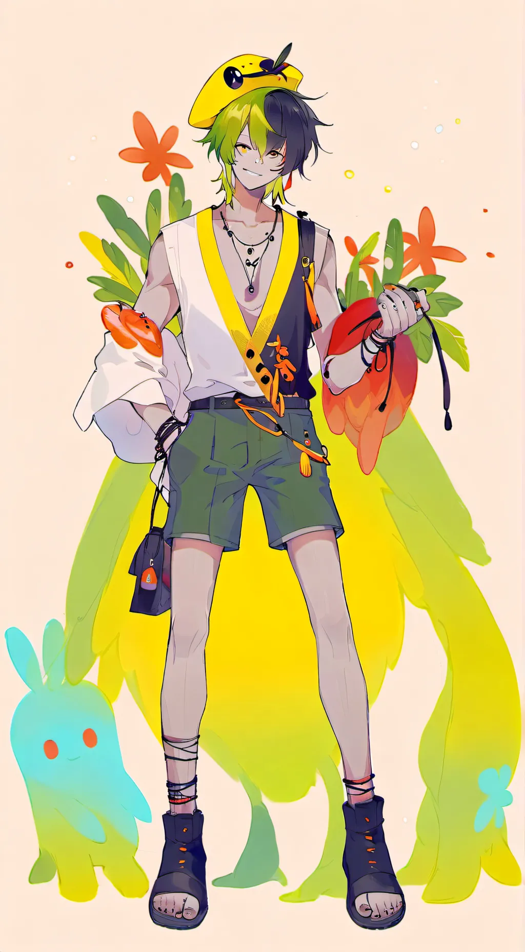 ai character: U teleport to DW background