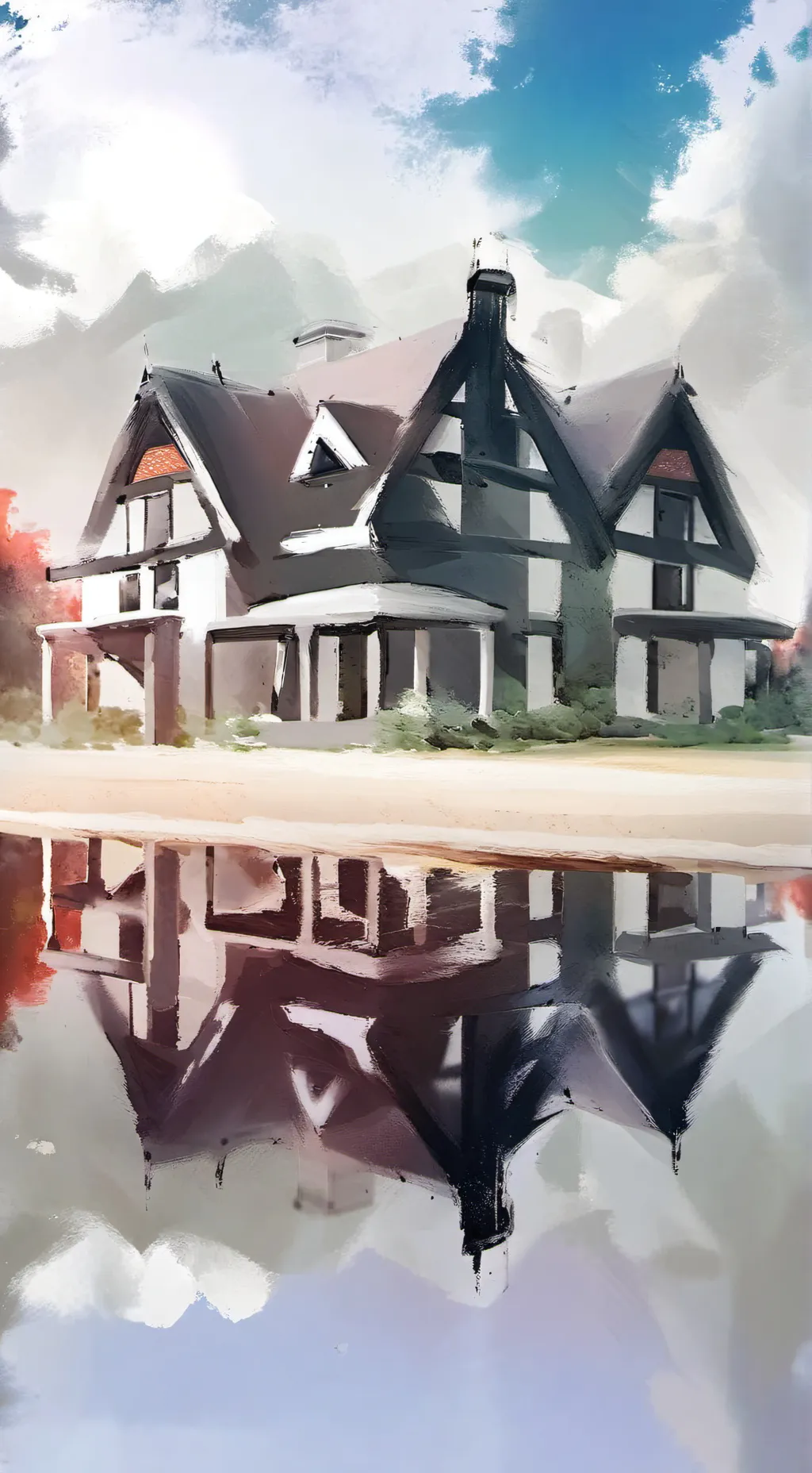 ai character: Deku&bakugo in kny background