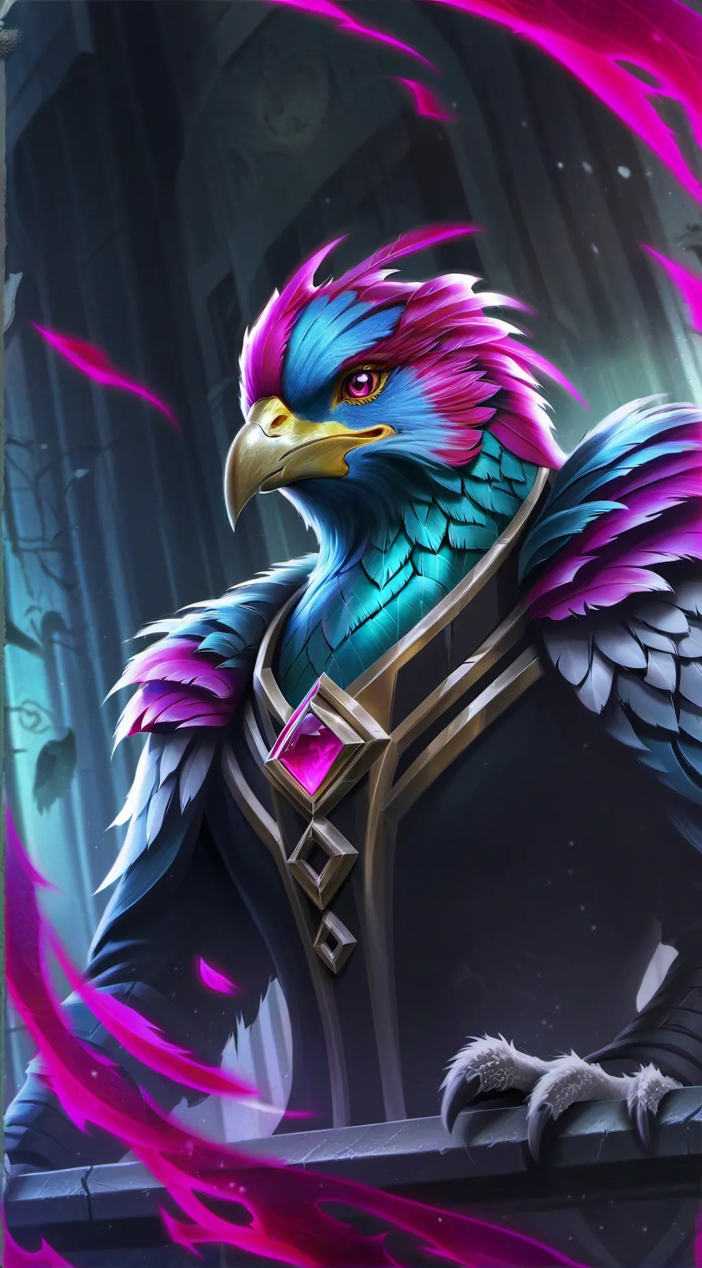 ai character: Riven background